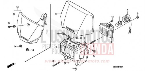 PROJECTEUR CRF230F9 de 2009